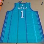 1 Ball Charlotte Hornets 2023-24 Retro Maillot Vert